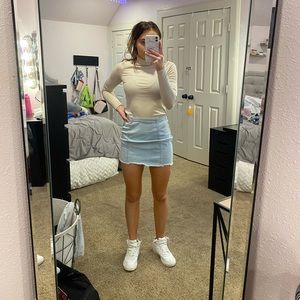 forvever 21 jean skirt